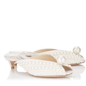 Jimmy Choo Samantha pearl mules